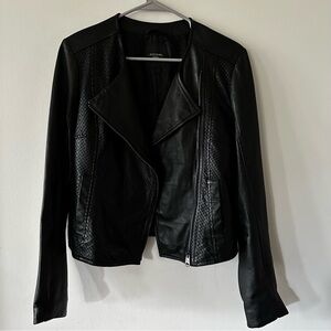 MaxMara Black Leather Jacket